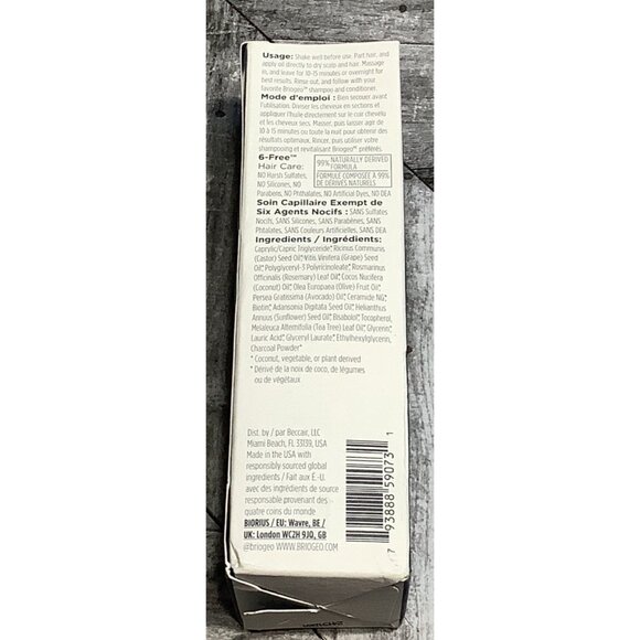 Briogeo Scalp Revival Rosemary Pre-Wash Oil For Hair & Scalp 3.4 Fl Oz - Picture 2 of 4